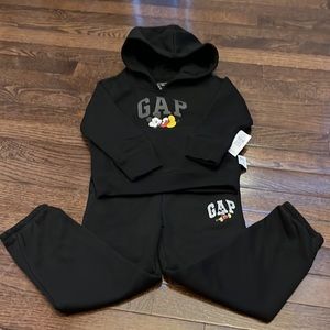 Disney Mickey Hoodie & Sweatpants, Size 4, NWT